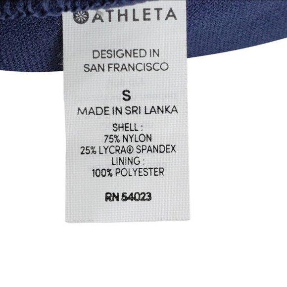 Athleta Womens Blue Mod Block Cutout Tankini Top Size S - Picture 6 of 7